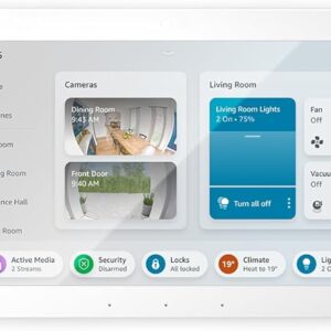 Echo Hub (Newest gen) | 8" smart home control panel with Alexa | Compatible with thousands of devices
