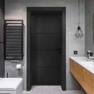 Black Panel Interior Door