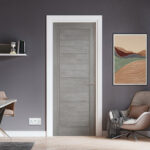 Light Grey Fully Finished Internal Endure Laminate Ladder Door