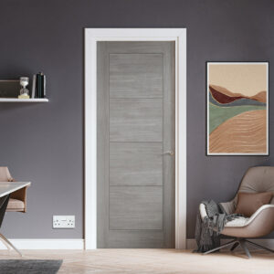 Light Grey Fully Finished Internal Endure Laminate Ladder Door