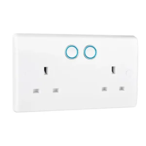BG Smart 13A Low Profile Smart Control Switched 2 Gang Socket | 822/HC