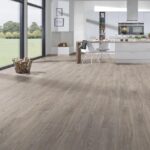Howdens Professional V Groove Light Grey Oak Laminate Flooring 2.22m² Pack