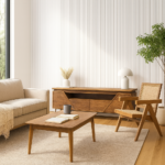 Panel Haus Colour White Acoustic Slat Wall Panel - 240cm x 32cm (2 pack)