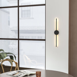 Ketilelf 1 - Light 60cm Black Flush Mounted Sconce