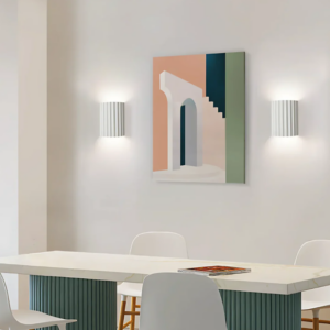 NORDIC RESIN STRIPED WALL SCONCE LED 1-LIGHT