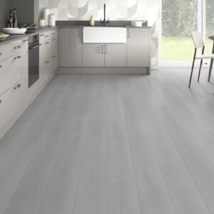 8mm Acoustic Laminate Arctic White Oak Built-in Underlay