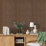 STRIVO Acoustic Slat Panel - Smoked Walnut