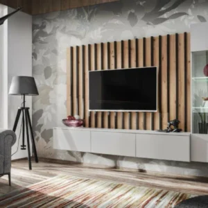 Werto 220cm Entertainment Compact Wall Unit (3 colours)