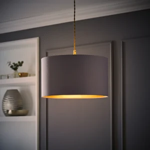 Cotton Drum Pendant Shade (4 Colours)