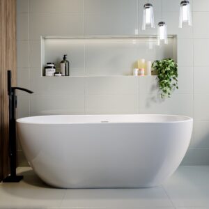 Freestanding Double Ended Bath 1650 x 740mm