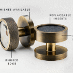 INTERCHANGEABLE MORTICE DOOR KNOBS