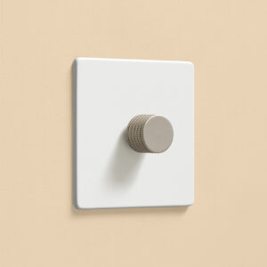 White single dimmer switch (Led Leading Edge Compatible)