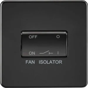 Knightsbridge 3 Pole Screwless Fan Isolator Switch