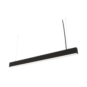5FT (150cm) LED Linear Light CCT Selectable, Surface or Suspended Mount, Black Finis